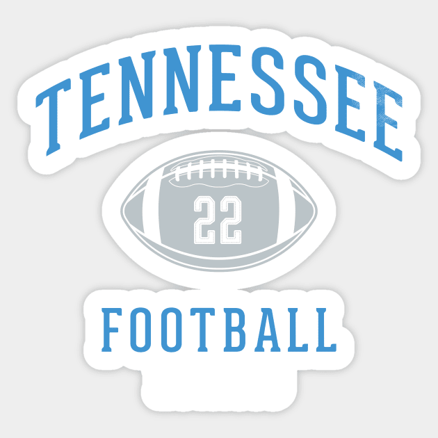 Vintage Tennessee Titans Football Tailgate Retro Party Sticker by BooTeeQue